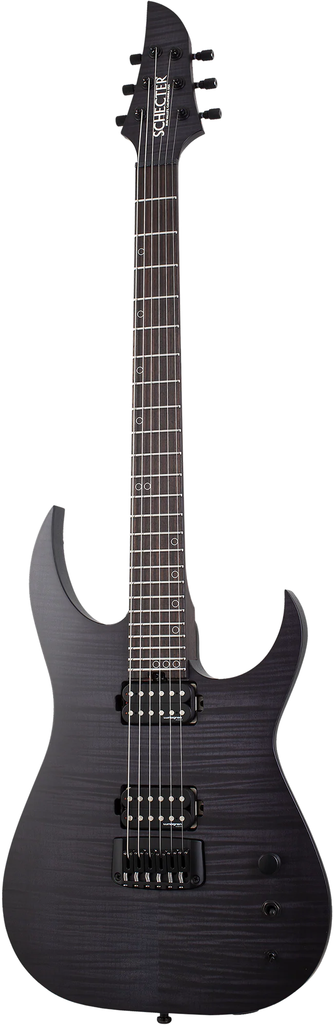 Schecter USA Keith Merrow KM-6 MK-III Pro Signature Electric Guitar - Transparent Black Burst