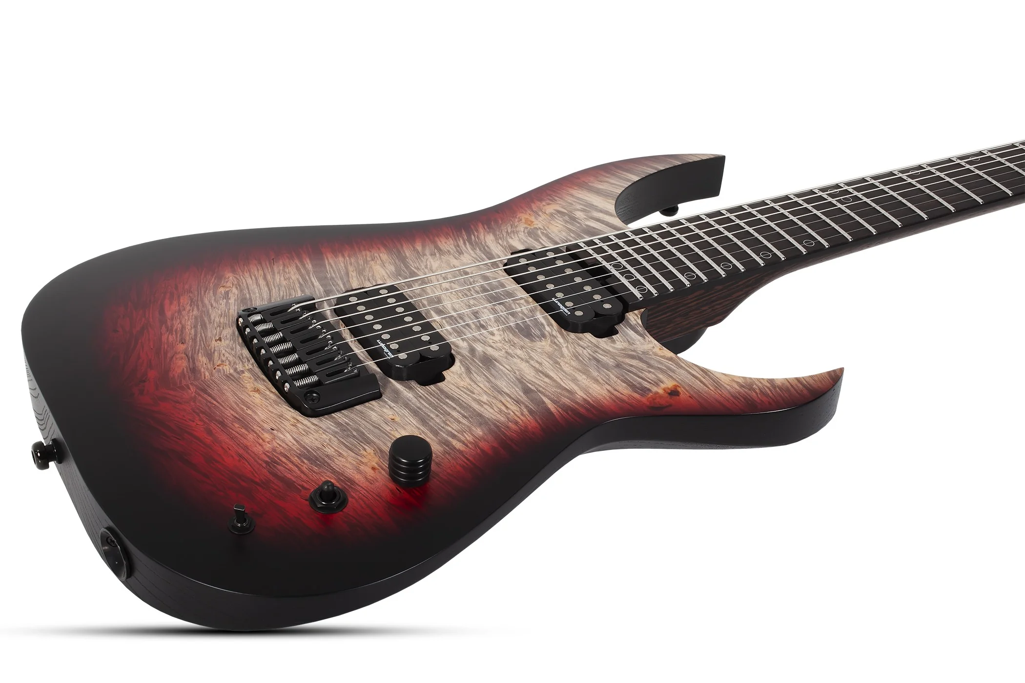 Schecter USA Keith Merrow KM-7 MK-III Pro Signature Electric Guitar - Bloodlust Crystal Burl - Image 2