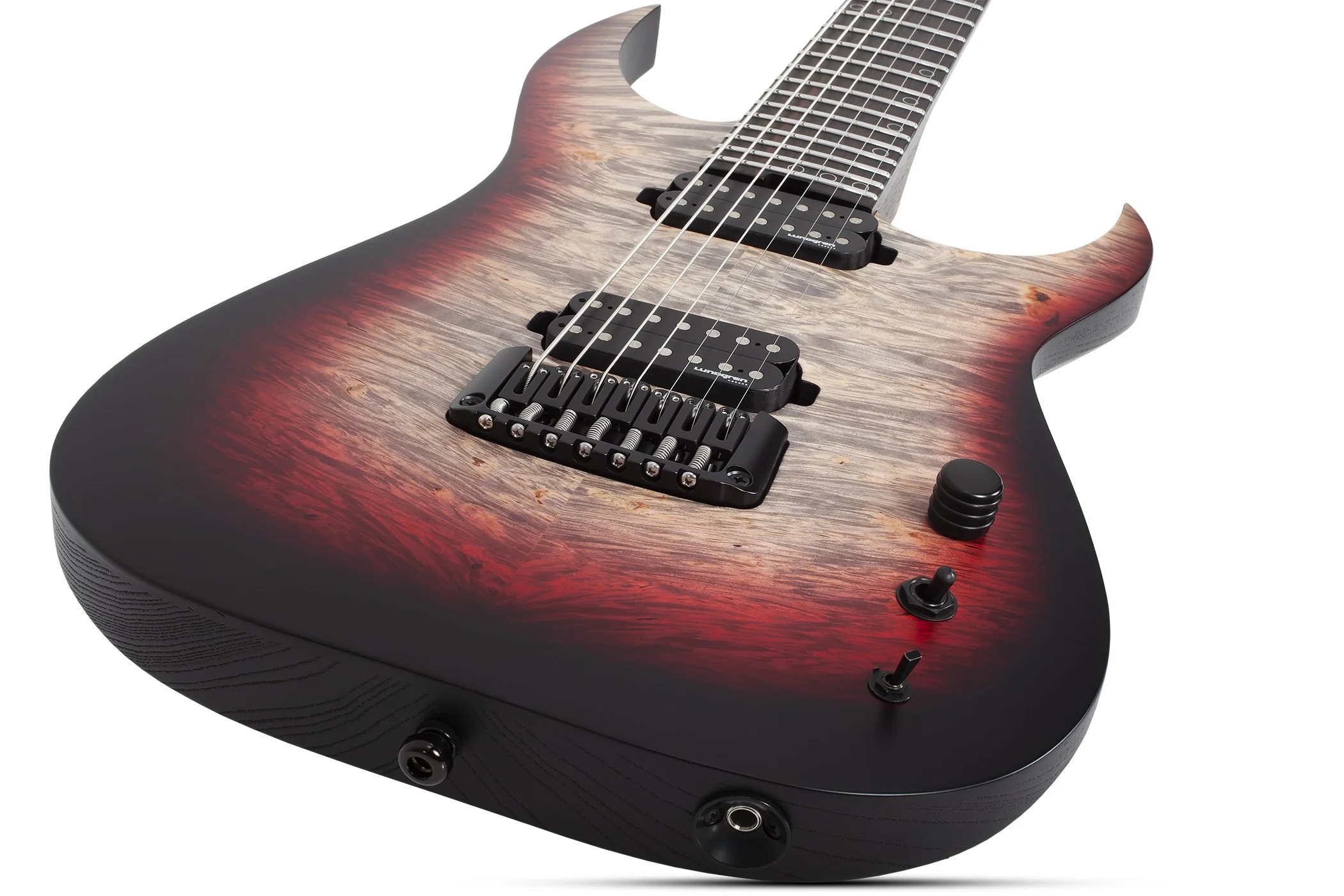 Schecter USA Keith Merrow KM-7 MK-III Pro Signature Electric Guitar - Bloodlust Crystal Burl - Image 3
