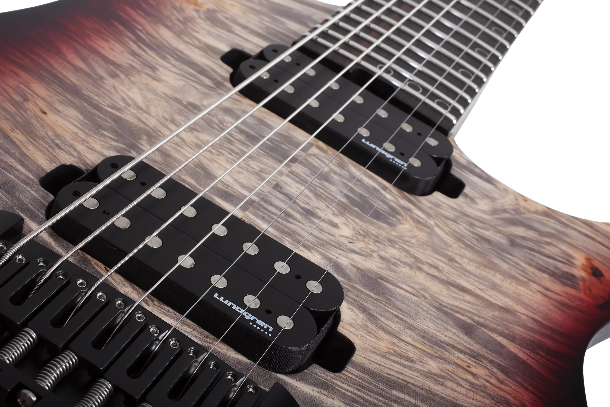 Schecter USA Keith Merrow KM-7 MK-III Pro Signature Electric Guitar - Bloodlust Crystal Burl - Image 6