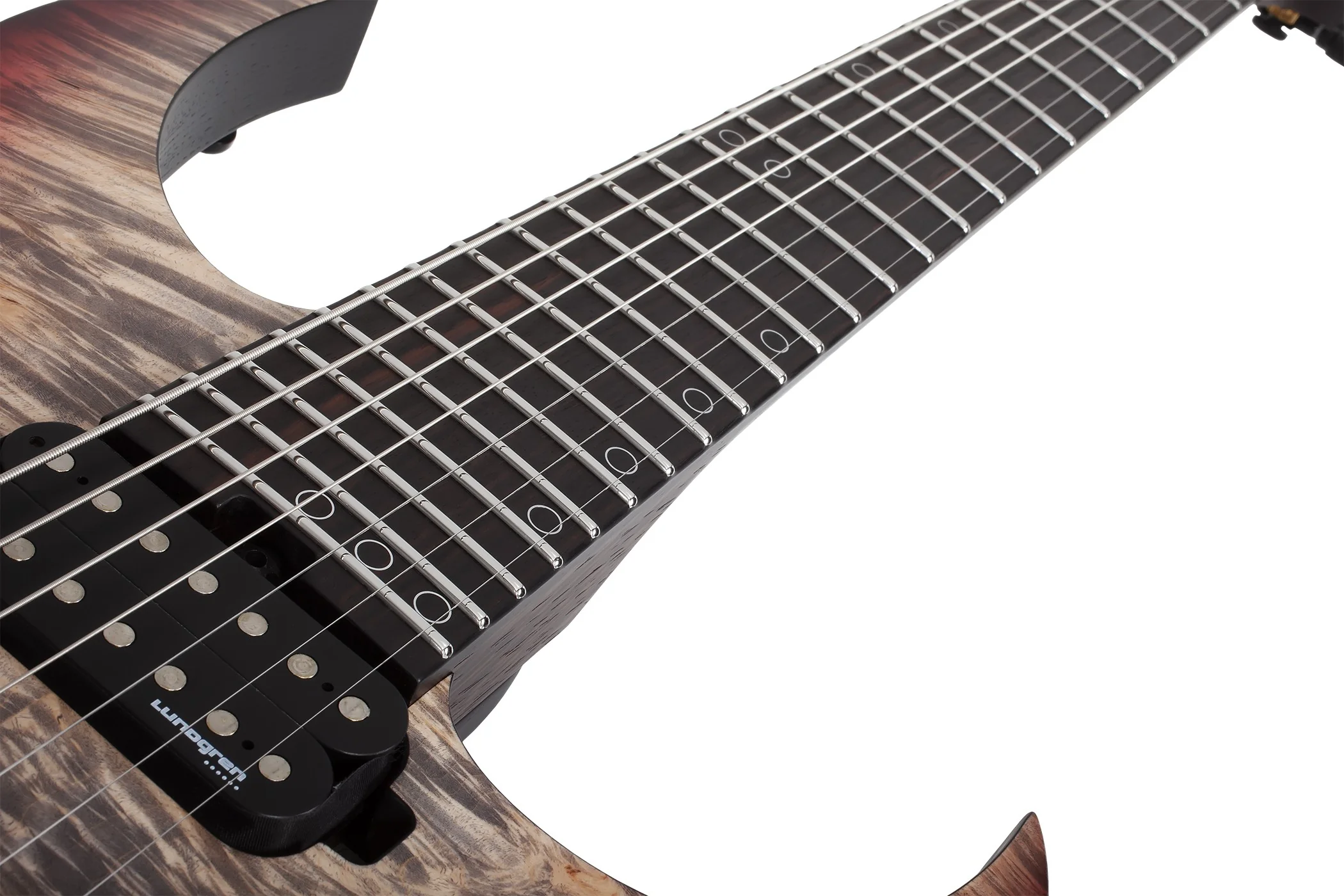 Schecter USA Keith Merrow KM-7 MK-III Pro Signature Electric Guitar - Bloodlust Crystal Burl - Image 8