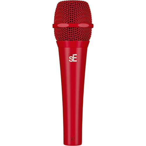 SE Electronics V7 Supercardioid Dynamic Handheld Vocal Microphone - Red - Image 2