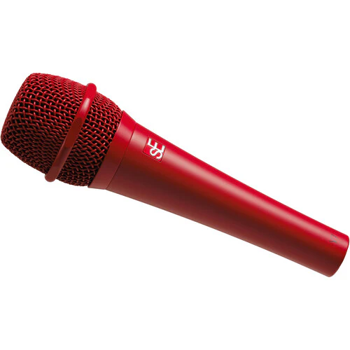 SE Electronics V7 Supercardioid Dynamic Handheld Vocal Microphone - Red - Image 3