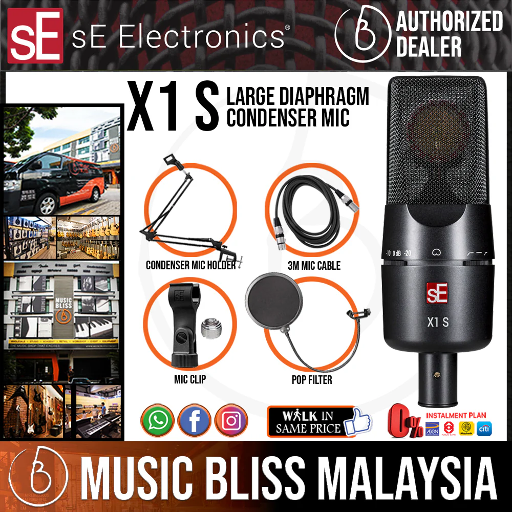 SE Electronics X1 S Large-diaphragm Condenser Microphone - Image 3