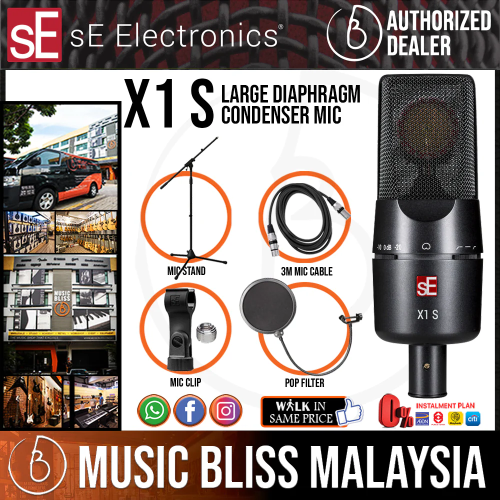 SE Electronics X1 S Large-diaphragm Condenser Microphone - Image 4