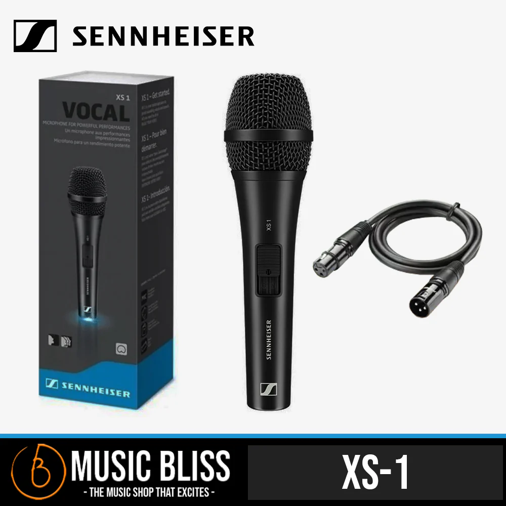 Sennheiser XS 1 Wired Dynamic Microphone with Free Mic Cable