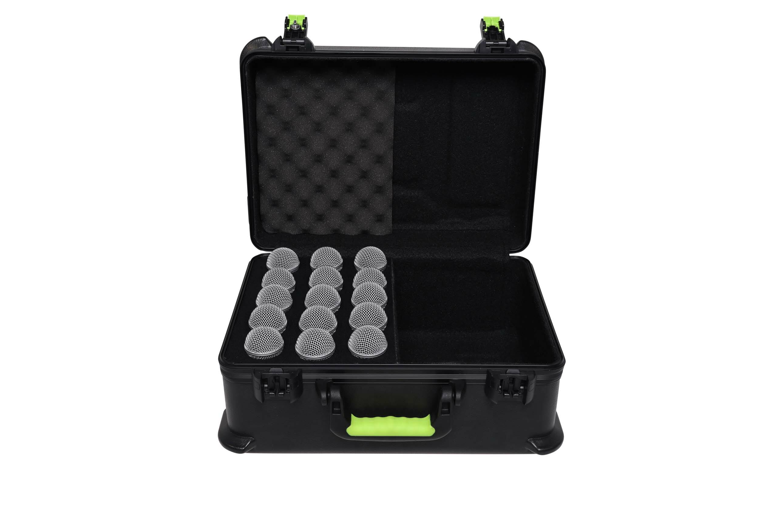 Shure by Gator SH-MICCASE15 Molded Case with Drops for 15 Microphones - Image 7