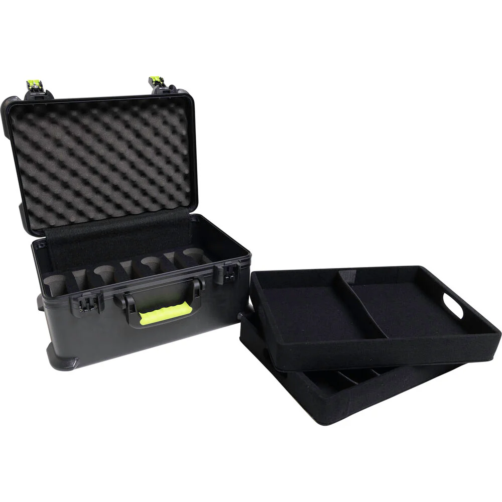 Shure by Gator SH-MICCASEW07 Molded Case with Drops for 7 Wireless Microphones - Image 3