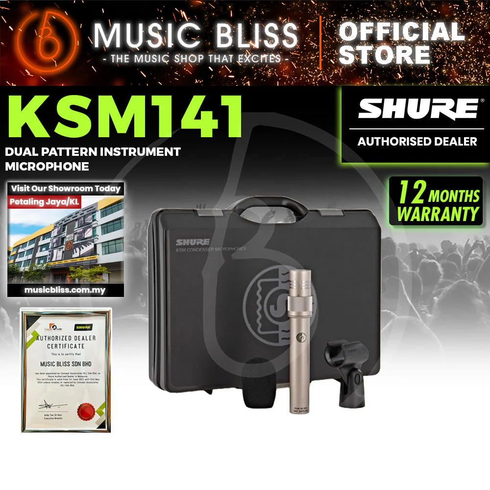 Shure KSM141/SL Small Diaphragm Condenser Microphone