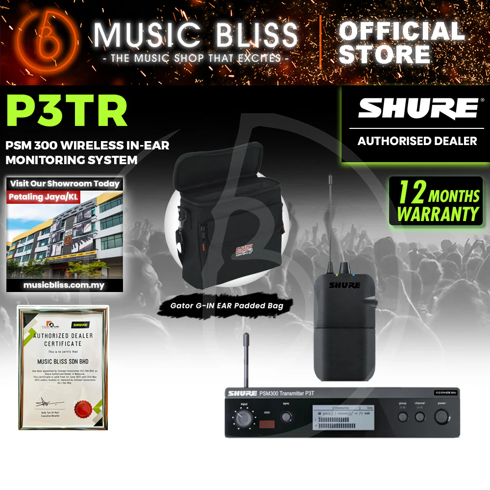 Shure P3TR PSM 300 Wireless In-Ear Monitoring System - Image 2