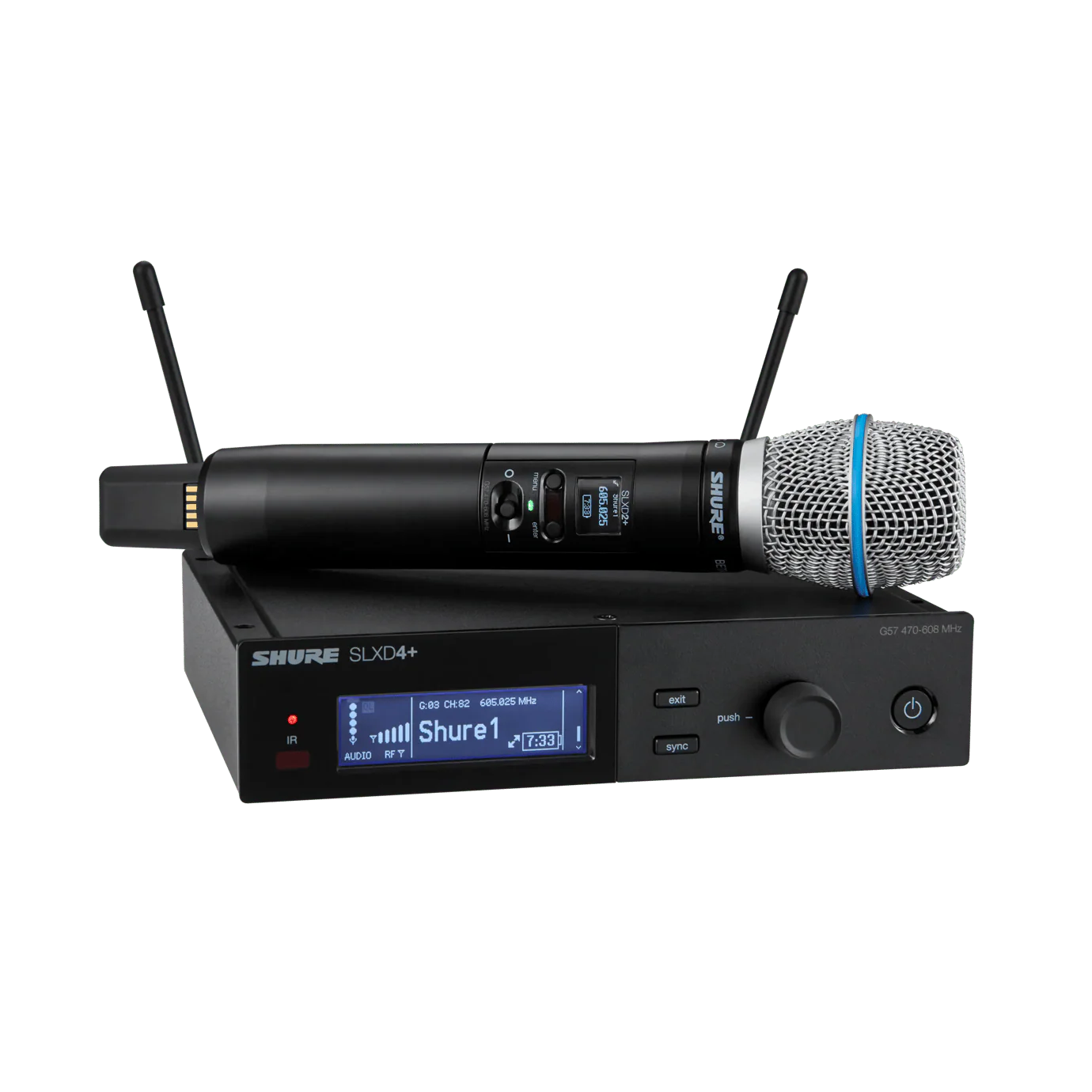 Shure SLXD24/B87A Wireless System with Beta 87A Handheld Transmitter - Image 5