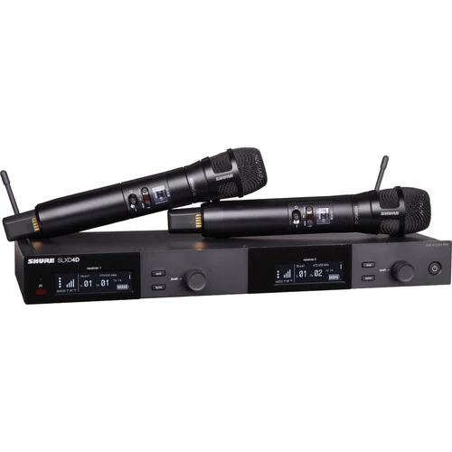 Shure SLXD24D/N8CB Dual Wireless System With 2 Nexadyne 8/C Handheld Transmitters - Image 3