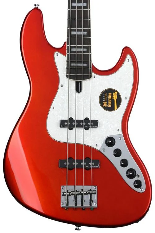 Sire (2nd Gen) Marcus Miller V7 Alder 4-String Signature Bass Guitar - Bright Metallic Red - Image 3