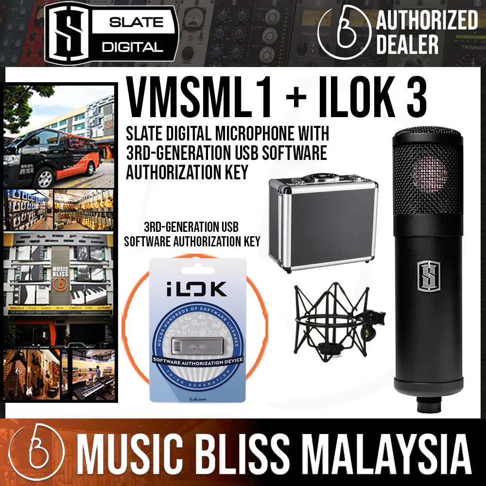 Slate Digital VMS ML-1 Large-diaphragm Modeling Microphone - Image 2