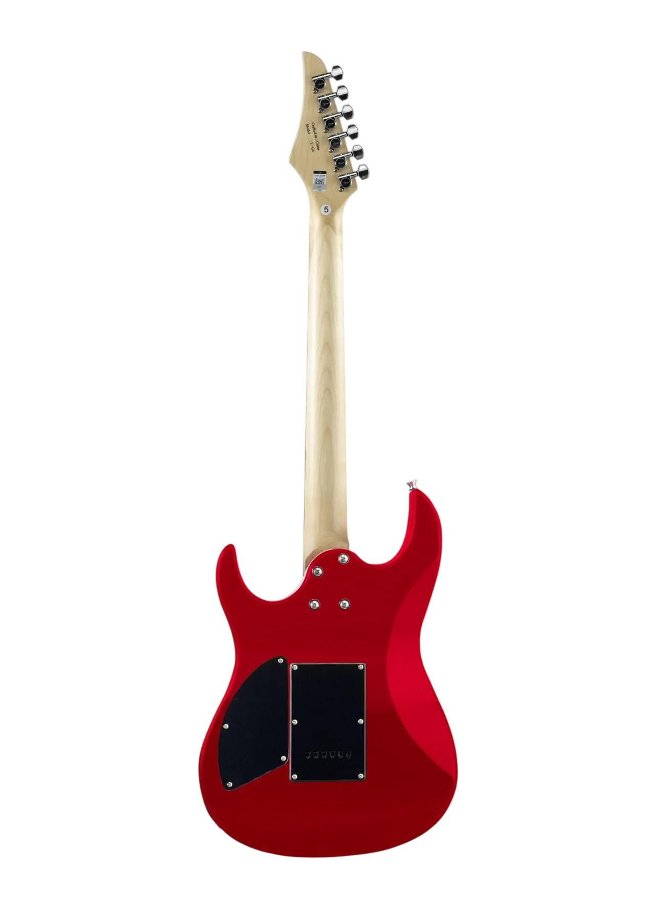 Smiger L-G4-MRD Budget Beginner Electric Guitar - HSS Superstrat Style Red for Rock Kapak - Image 5