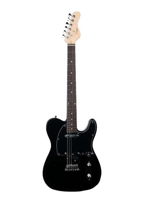 Smiger S-G17-BK Budget Beginner Electric Guitar - SS Tele Style Black for Rock Kapak - Image 4