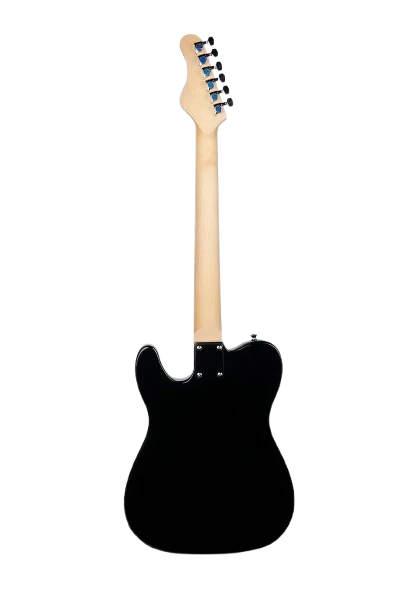 Smiger S-G17-BK Budget Beginner Electric Guitar - SS Tele Style Black for Rock Kapak - Image 5