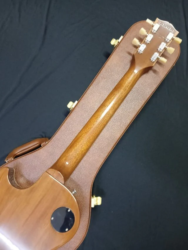 [SN 203140342] CERTIFIED USED GIBSON LES PAUL STANDARD 50S ELECTRIC GUITAR - GOLD TOP [2024] - Image 4