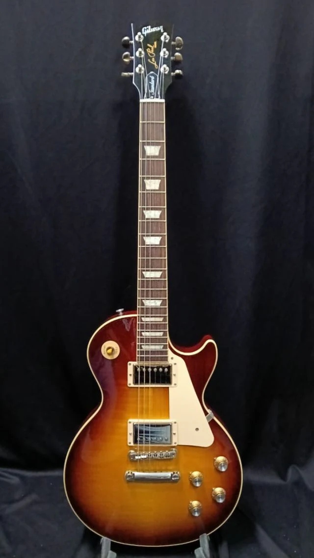 [SN 205240310] CERTIFIED USED GIBSON LES PAUL STANDARD 60S FIGURED TOP ELECTRIC GUITAR - ICED TEA - Image 5