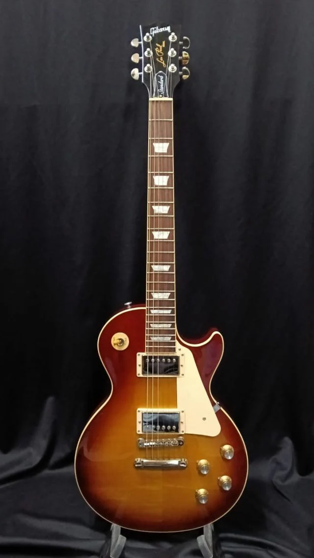 [SN 215130027] CERTIFIED USED GIBSON LES PAUL STANDARD 60S FIGURED TOP ELECTRIC GUITAR - ICED TEA - Image 2