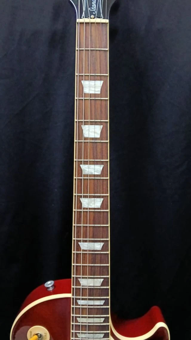 [SN 215130027] CERTIFIED USED GIBSON LES PAUL STANDARD 60S FIGURED TOP ELECTRIC GUITAR - ICED TEA - Image 3