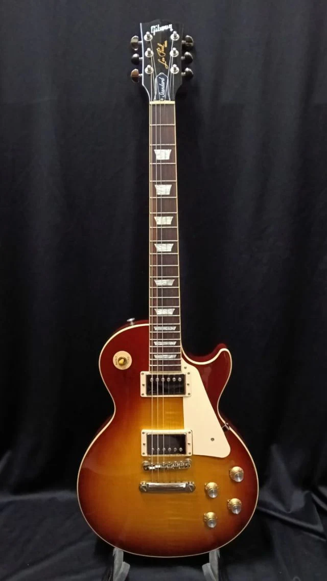 [SN 215130135] CERTIFIED USED GIBSON LES PAUL STANDARD 60S FIGURED TOP ELECTRIC GUITAR - ICED TEA - Image 2