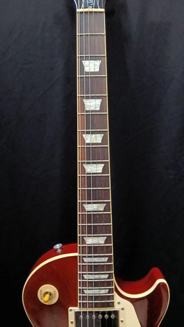 [SN 215130135] CERTIFIED USED GIBSON LES PAUL STANDARD 60S FIGURED TOP ELECTRIC GUITAR - ICED TEA - Image 5