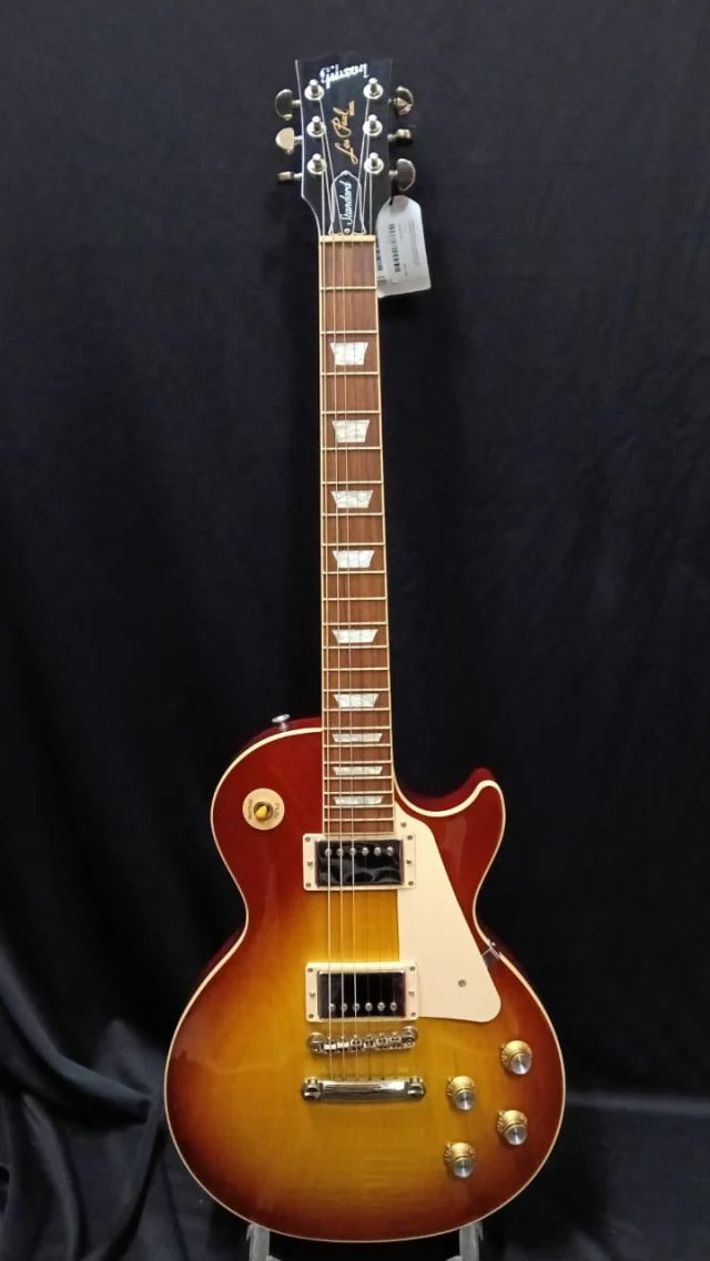 [SN 215930043] CERTIFIED USED GIBSON LES PAUL STANDARD 60S FIGURED TOP ELECTRIC GUITAR - ICED TEA - Image 2