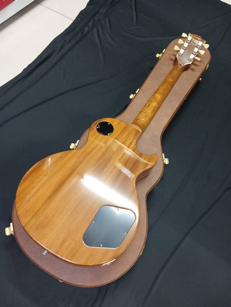 [SN 215940237] GIBSON LES PAUL STANDARD 50S LEFT-HANDED ELECTRIC GUITAR - GOLD TOP [2024] - Image 8