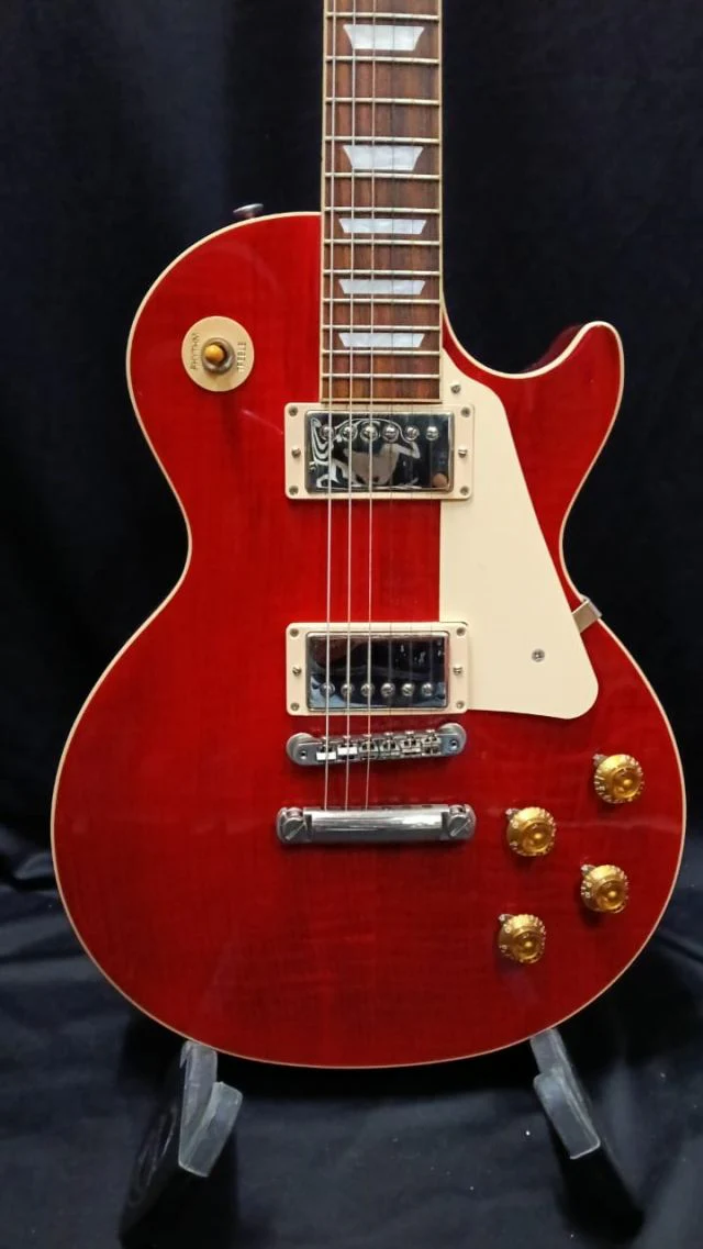 [SN 221330189] CERTIFIED USED GIBSON LES PAUL STANDARD 50S FIGURED TOP ELECTRIC GUITAR - '60S CHERRY