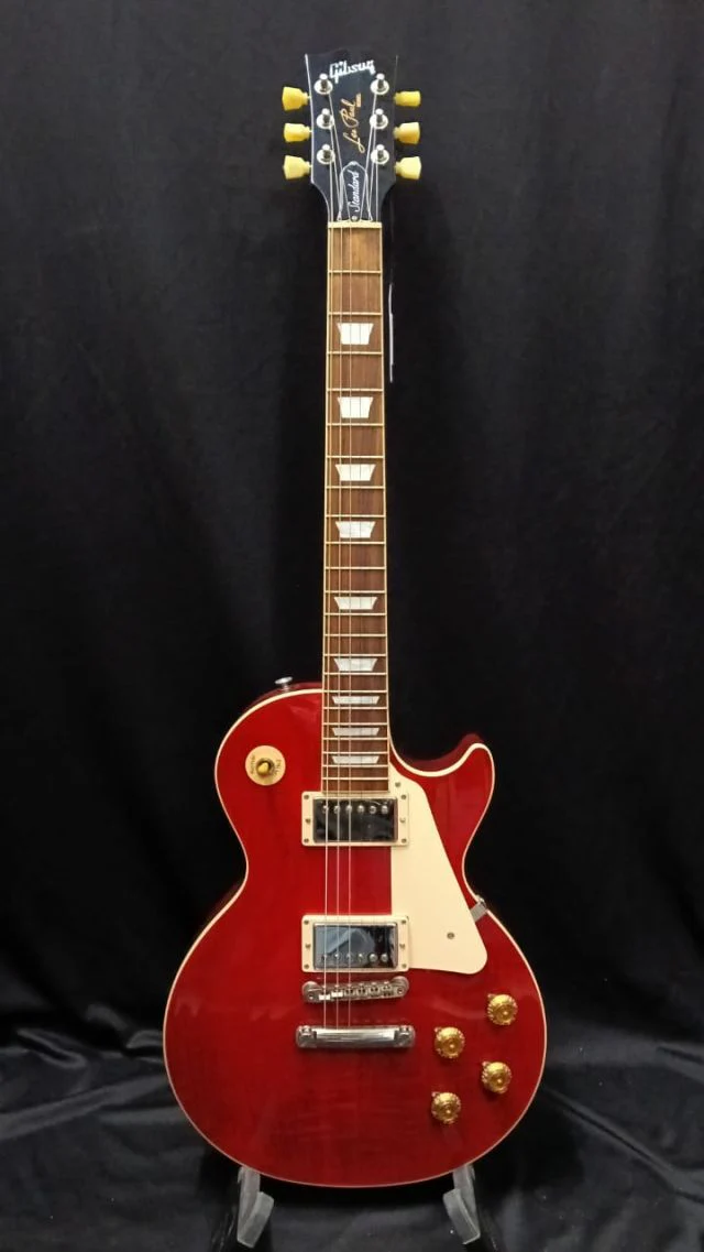 [SN 221330189] CERTIFIED USED GIBSON LES PAUL STANDARD 50S FIGURED TOP ELECTRIC GUITAR - '60S CHERRY - Image 2