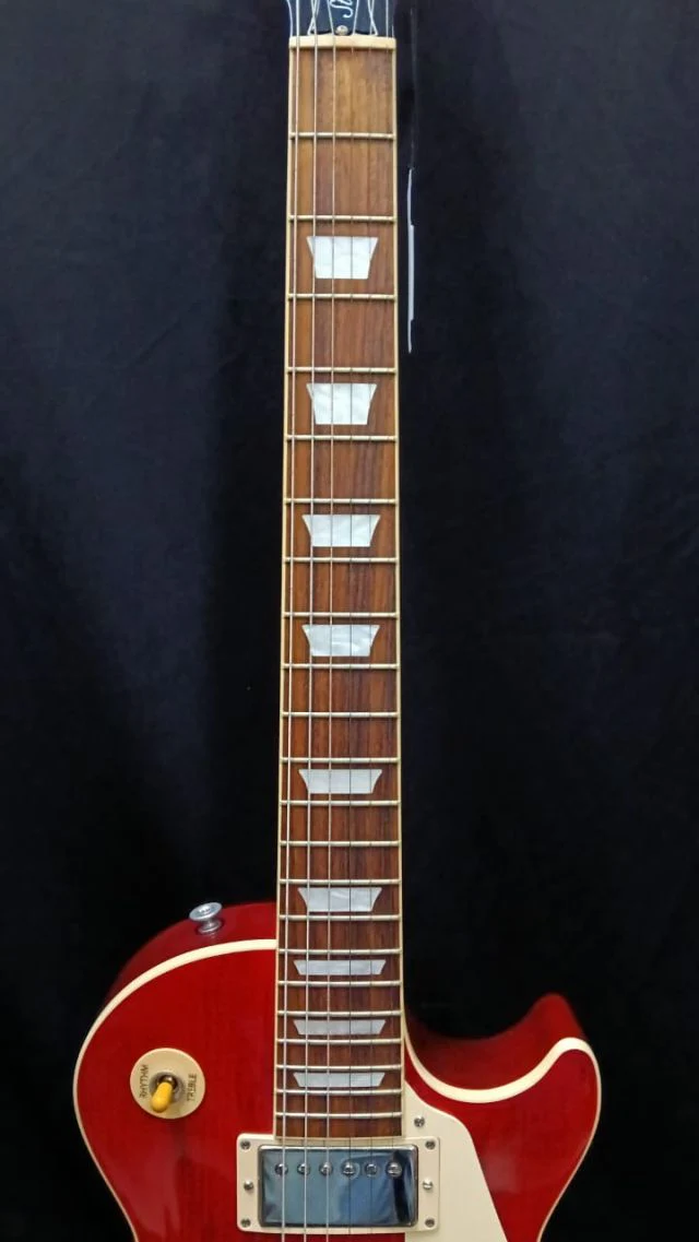 [SN 221330189] CERTIFIED USED GIBSON LES PAUL STANDARD 50S FIGURED TOP ELECTRIC GUITAR - '60S CHERRY - Image 3