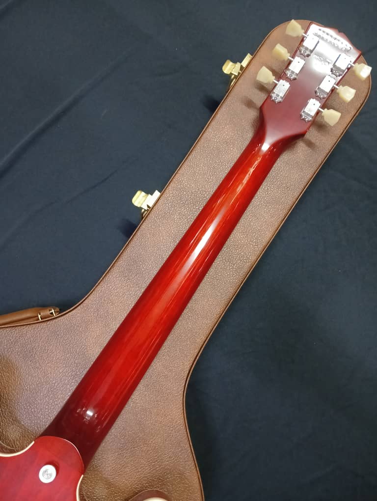 [SN 232040197] CERTIFIED USED GIBSON ES-335 SEMI-HOLLOWBODY ELECTRIC GUITAR - 60S CHERRY [2024] - Image 6