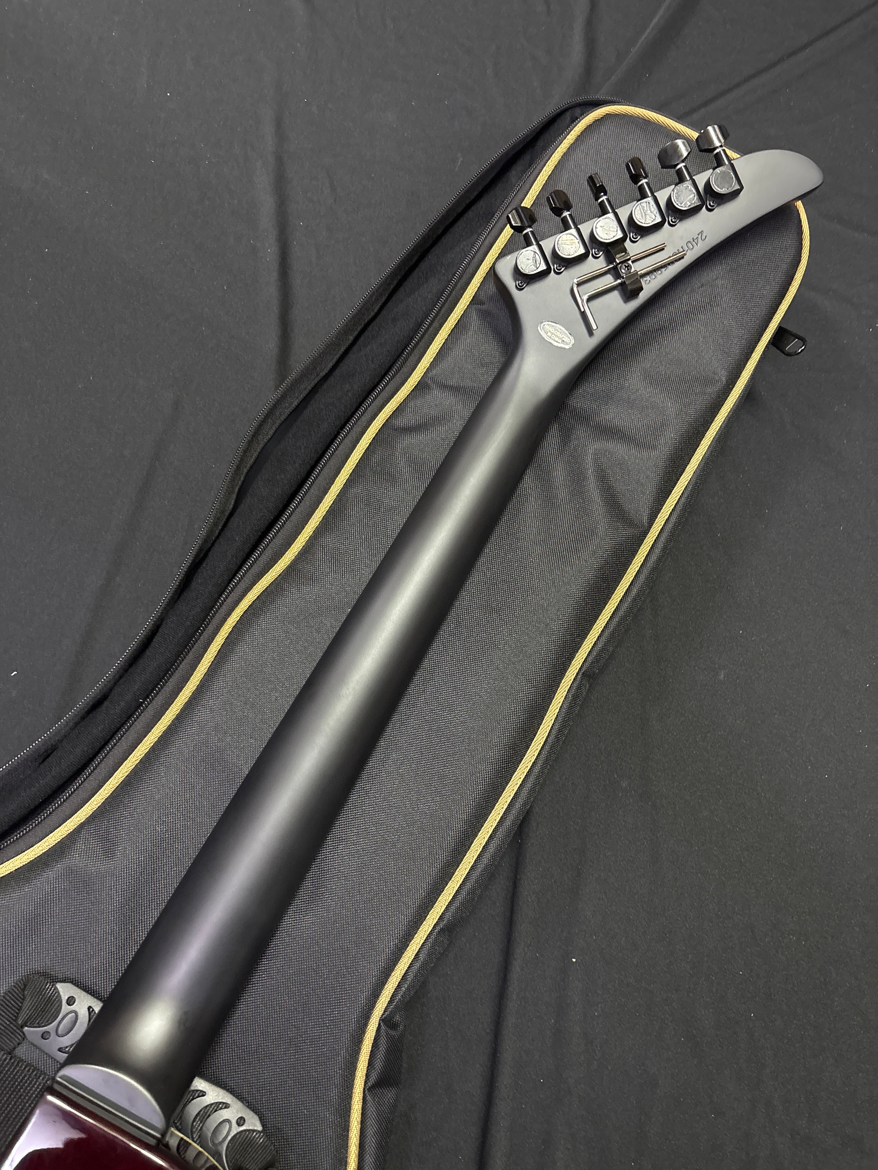 [SN 24011525993] CERTIFIED USED Kramer Assault Figured Electric Guitar with Premium Bag - Magenta Perimeter - Image 6