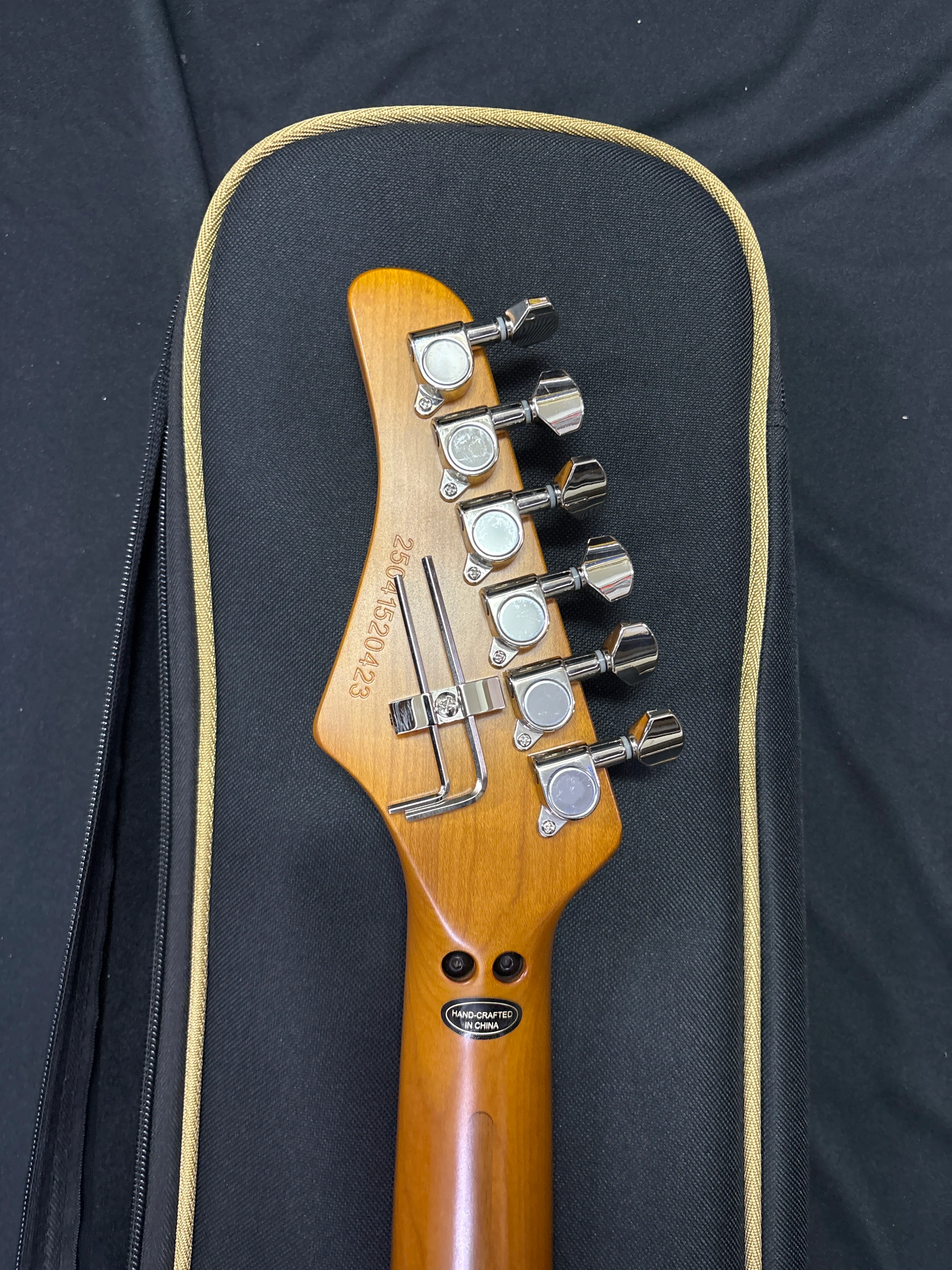 [SN 25041520423] CERTIFIED USED Kramer Pacer Deluxe Electric Guitar with Premium Bag - Ruby Red Metallic - Image 4