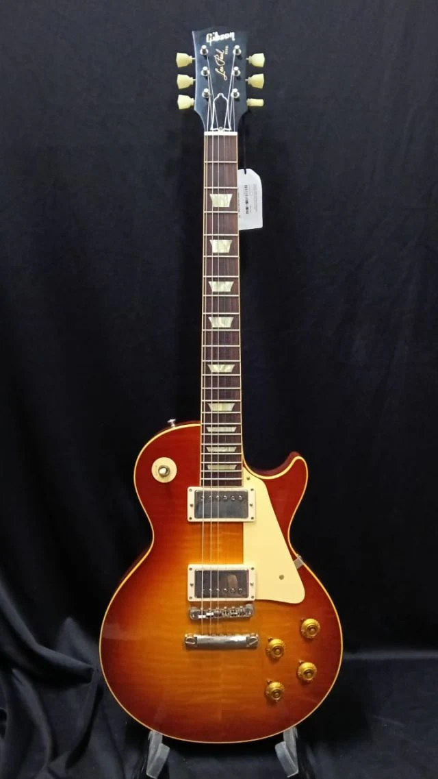 [SN 932009] CERTIFIED USED GIBSON 1959 LES PAUL STANDARD REISSUE VOS ELECTRIC GUITAR - ICED TEA BURST - Image 2
