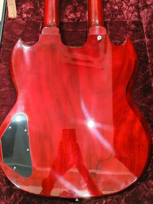 [SN CS400766] CERTIFIED USED GIBSON EDS-1275 DOUBLENECK ELECTRIC GUITAR - CHERRY RED - Image 7