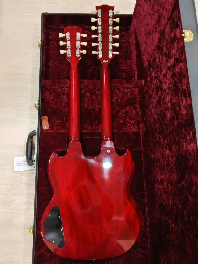 [SN CS400766] CERTIFIED USED GIBSON EDS-1275 DOUBLENECK ELECTRIC GUITAR - CHERRY RED - Image 8