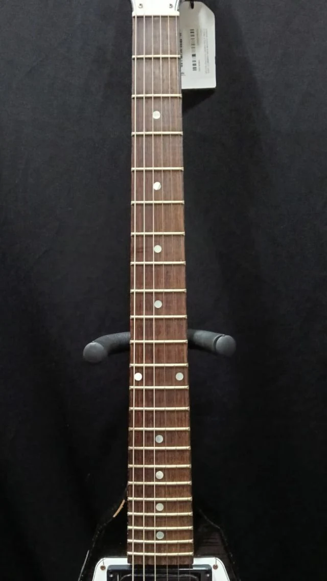 [SN KH082] CERTIFIED USED GIBSON CUSTOM KIRK HAMMETT 1979 FLYING V SOLIDBODY ELECTRIC GUITAR - EBONY - Image 3