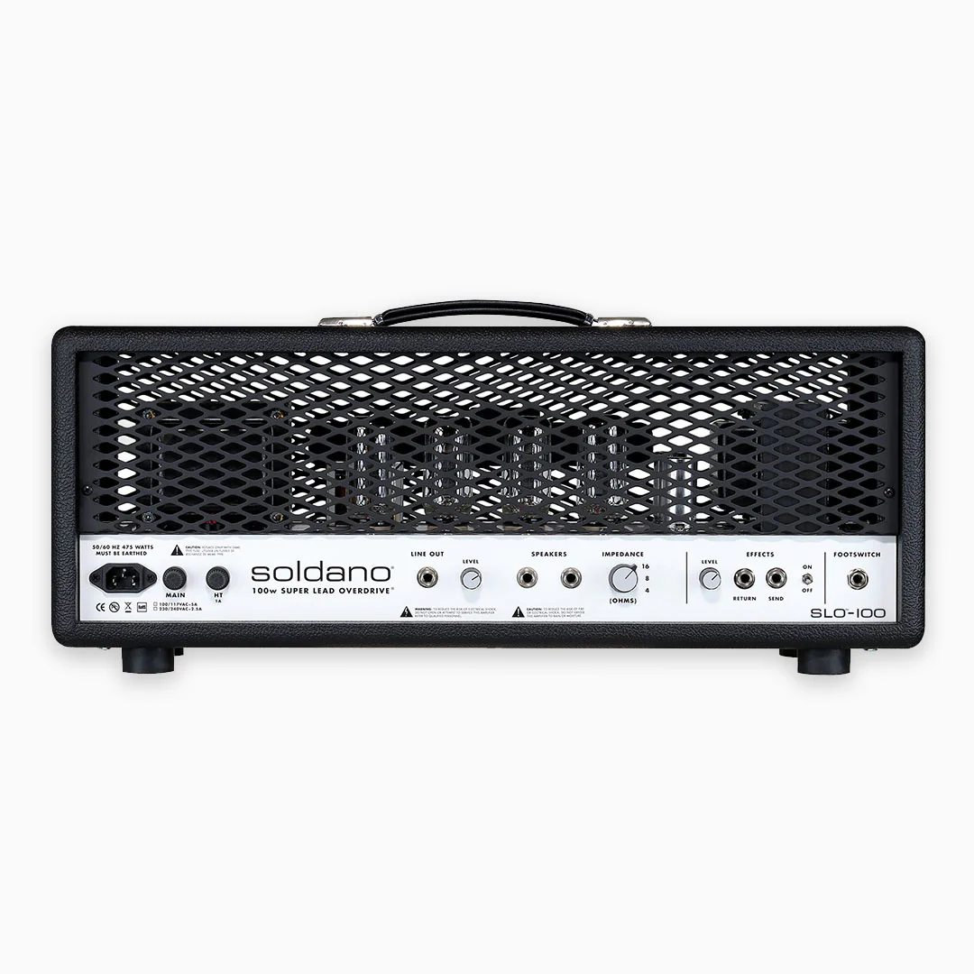 Soldano SLO-100 Super Lead Overdrive 100-watt Tube Head - Metal Grille - Image 3