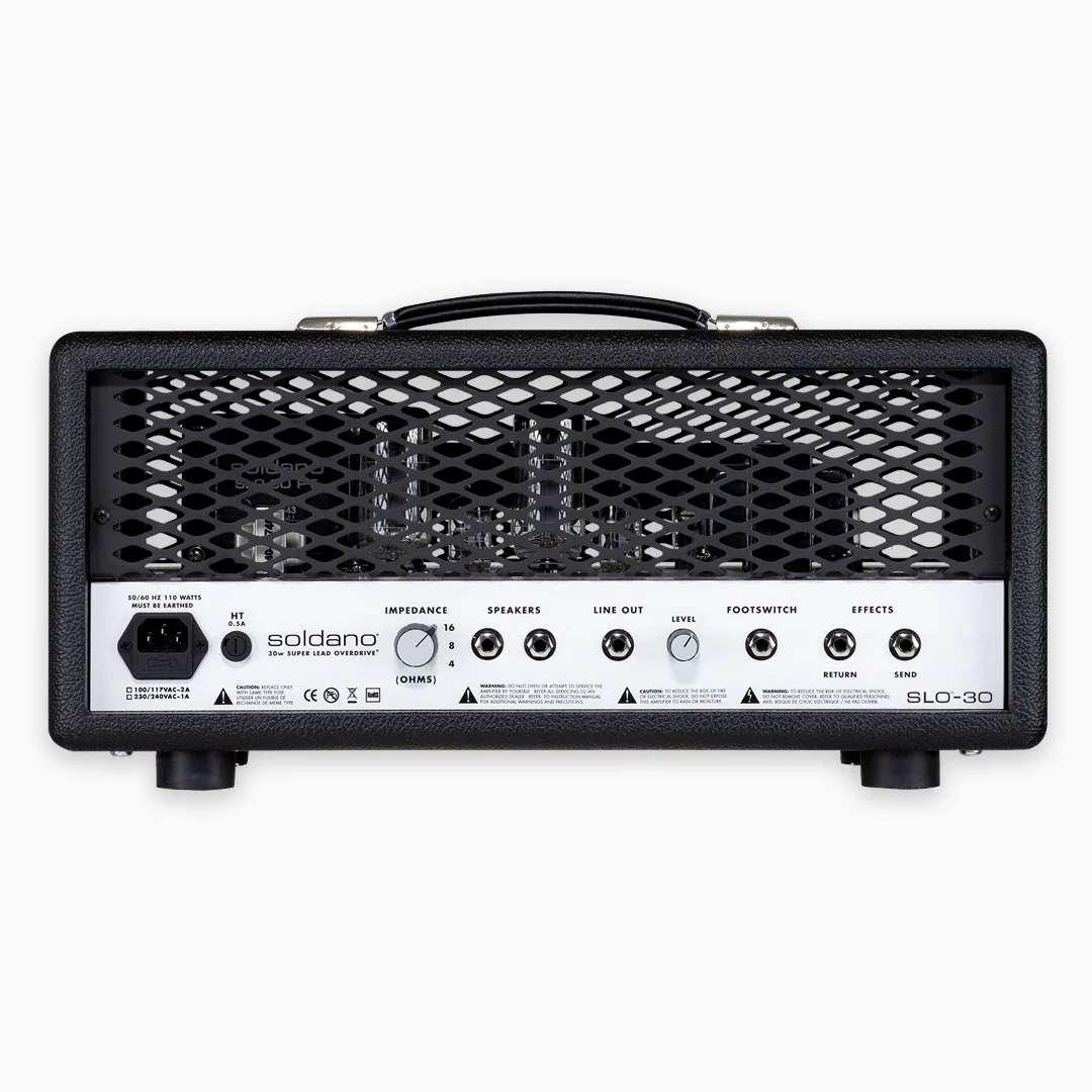 Soldano SLO-30 Super Lead Overdrive 30-watt Tube Head - Metal Grille - Image 3