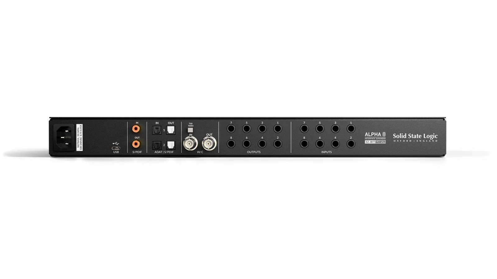Solid State Logic Alpha 8 A/D-D/A Converter/Expander and USB Audio Interface - Image 4