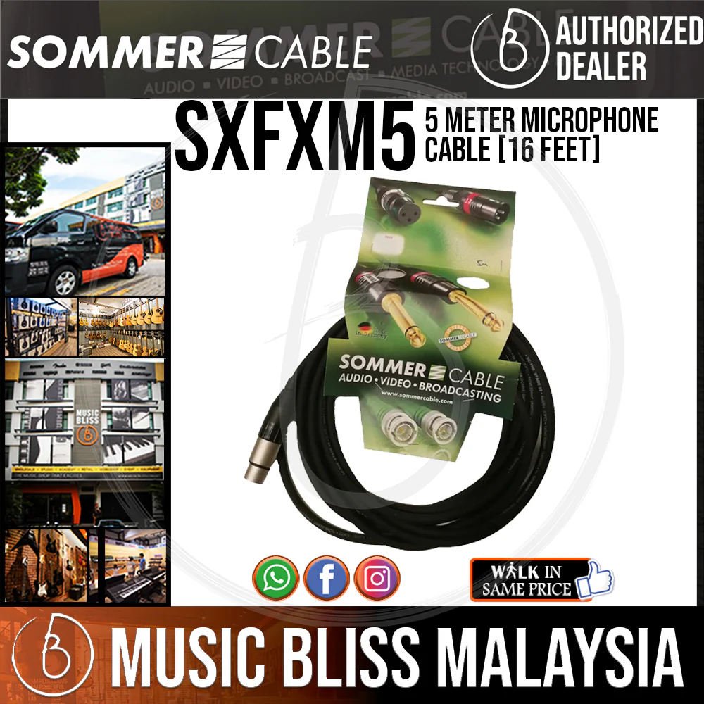 Sommer Stage 22 5 Meter Microphone Cable [16 Feet]