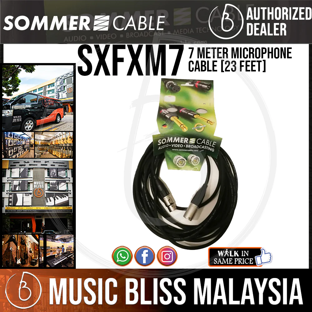 Sommer Stage 22 7 Meter Microphone Cable [23 Feet]