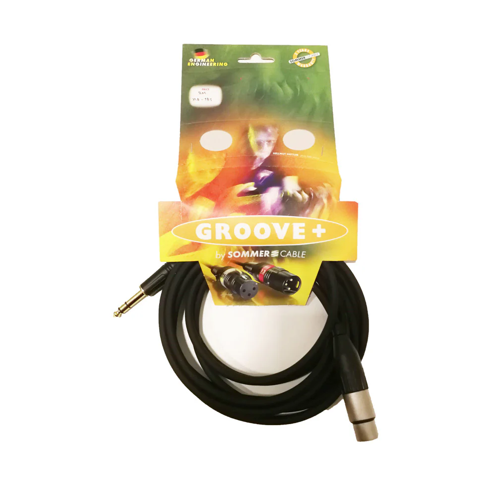 Sommer Stage 22 TRS to XLR Female Balanced Stereo Cable for Microphones -3 Meter/10 Feet