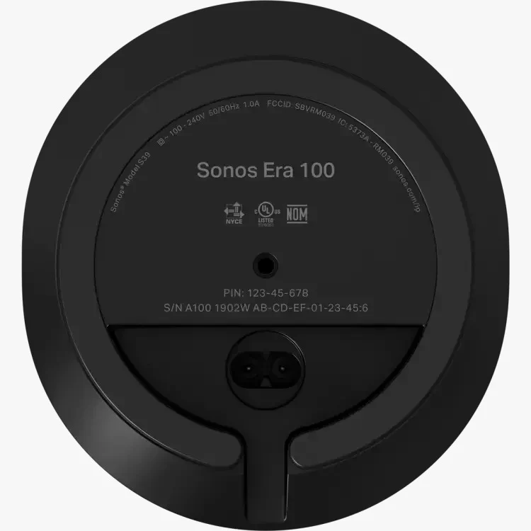 Sonos Era 100 Stereo Wifi Speaker - Black - Image 4