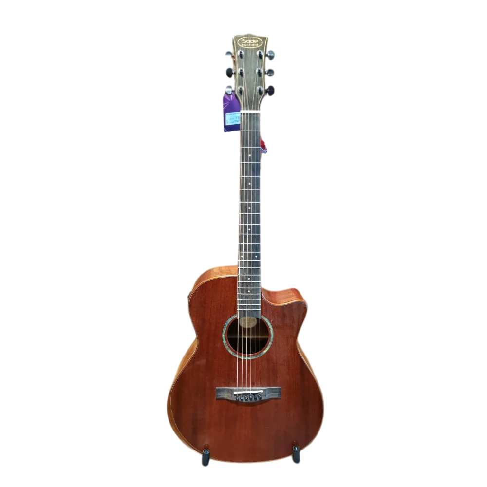SQOE S360TSKEQ Solid Top Acoustic Electric Guitar - Image 2