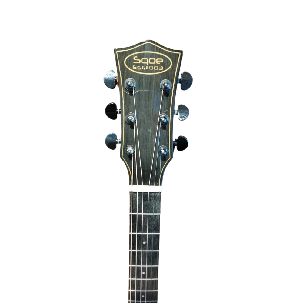 SQOE S360TSKEQ Solid Top Acoustic Electric Guitar - Image 7