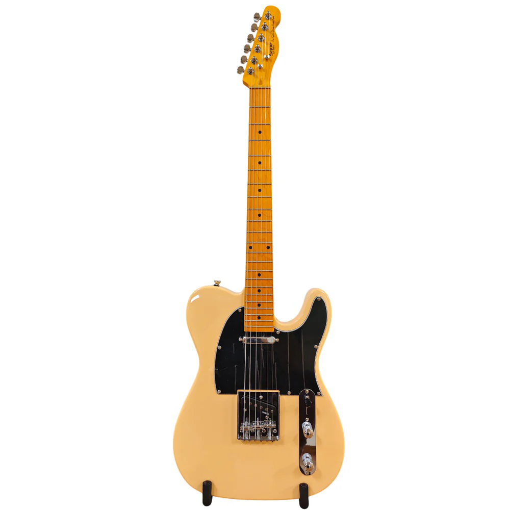 SQOE SETL250 TL Series Electric Guitar - Yellow (SETL-250) - Image 2