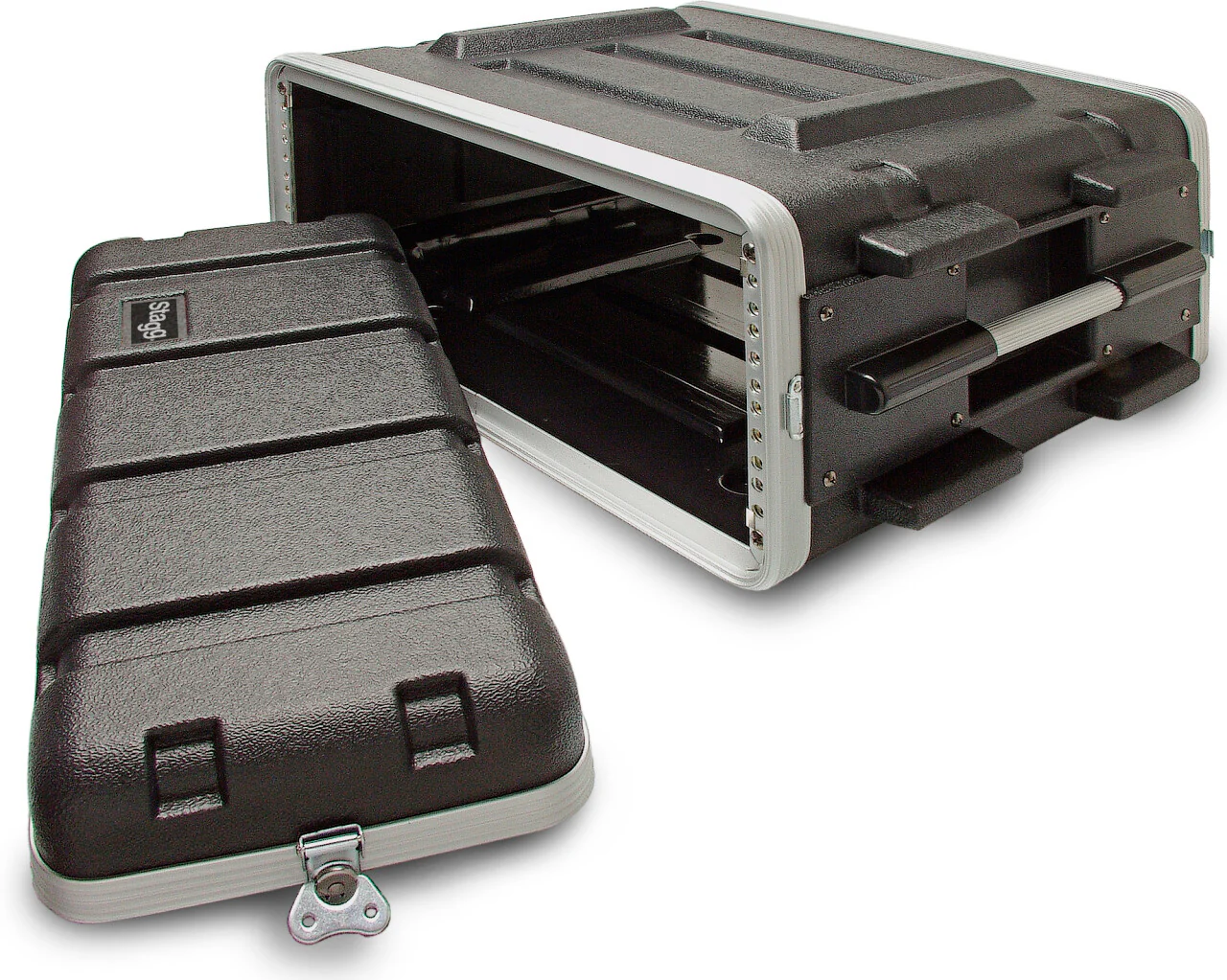Stagg ABS-4U Flight Case Equipment Case for Wireless Mic and Accessories & Rack Effects - Image 2